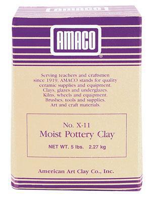 American-Art-Clay X11 Moist Clay 5 lb Clay Art Kit #46313k