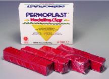 American-Art-Clay X33 Red Permoplast Clay 1lb Clay Art Kit #90051b