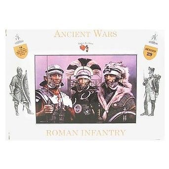 A-Call-To-Arms Ancient Wars- Roman Infantry (16) Plastic Model Military Figure 1/32 Scale #29