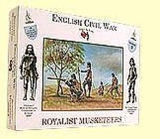 A-Call-To-Arms English Civil War- Royalist Musketeers (16) Plastic Model Military Figure 1/32 Scale #3