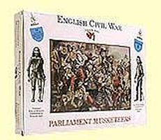 A-Call-To-Arms English Civil War- Parliament Musketeers (16) Plastic Model Military Figure 1/32 Scale #5