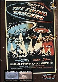 Atlantis Attack Saucer 5 Dia. (New Tool) Science Fiction Plastic Model #1005