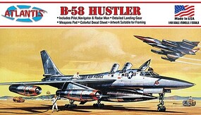 Atlantis B-58 Hustler Plastic Model Airplane Kit 1/93 Scale