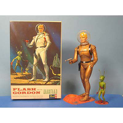 Atlantis Flash Gordon Figure 1965 Plastic Model Celebrity 1/8 Scale #3003