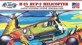Atlantis H-25 HUP-2 Helicopter Plastic Model Helicopter Kit 1/48 Scale #502