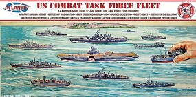 Atlantis US Combat Task Force Fleet (12) Plastic Model Military Ship Kit 1/1200 #6300
