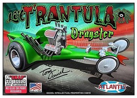 Atlantis Tom Daniel Lil T'rantula Dragster Snap Together Plastic Model Car Kit 1/32 Scale #6651