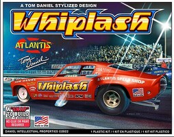 Atlantis Tom Daniel's Whiplash Funny Car Snap Together Plastic Model Car Kit 1/32 Scale #8276