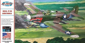 Atlantis P-39 Aircobra Shark Mouth w/Swivel 1-46 Atlantis P-39 Aircobra Shark Mouth w/Swivel 1-46