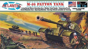 Atlantis US M46 Patton Tank 1-48 Atlantis US M46 Patton Tank 1-48