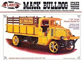 Atlantis 1926 Mack Bulldog Stake Truck Plastic Model Truck Vehicle Kit #m2402