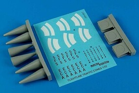 Aerobonus Aircraft Warning Cones Plastic Model Aircraft Accessory 1/32 Scale #320027 Aerobonus Aircraft Warning Cones Plastic Model Aircraft Accessory 1/32 Scale #320027