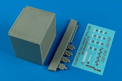 Aerobonus USAF Flightline Toll Cabinet Plastic Model Aircraft Accessory 1/32 Scale #320028