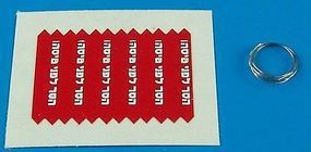 Aerobonus Remover Before Flight Flags IDF White Lettering Plastic Model Aircraft Decal 1/48 #480030 Aerobonus Remover Before Flight Flags IDF White Lettering Plastic Model Aircraft Decal 1/48 #480030