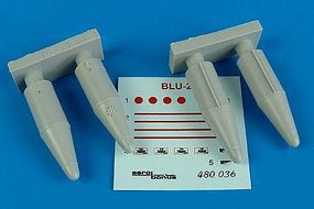 Aerobonus BLU27 Fire Bombs Plastic Model Aircraft Accessory 1/48 Scale #480036 Aerobonus BLU27 Fire Bombs Plastic Model Aircraft Accessory 1/48 Scale #480036