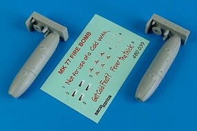 Aerobonus Mk 77 Mod 4/5/6 Fire Bombs Plastic Model Aircraft Accessory 1/48 Scale #480039 Aerobonus Mk 77 Mod 4/5/6 Fire Bombs Plastic Model Aircraft Accessory 1/48 Scale #480039