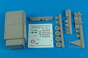Aerobonus USAF F2A Flightline Maintenance Shop Trailer Plastic Model Aircraft Accessory 1/48 #480051 Aerobonus USAF F2A Flightline Maintenance Shop Trailer Plastic Model Aircraft Accessory 1/48 #480051
