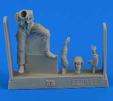 Aerobonus Warshaw Pact Aircraft Mechanic #1 (Sitting) Plastic Model Aircraft Accessory 1/48 #480165 Aerobonus Warshaw Pact Aircraft Mechanic #1 (Sitting) Plastic Model Aircraft Accessory 1/48 #480165