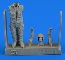 Aerobonus Warshaw Pact Aircraft Mechanic #2 (Standing) Plastic Model Aircraft Accessory 1/48 #480166 Aerobonus Warshaw Pact Aircraft Mechanic #2 (Standing) Plastic Model Aircraft Accessory 1/48 #480166