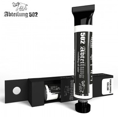 Abteilung Weathering Oil Paint Faded White 20 ml Tube Hobby and Model Oil Paint #165