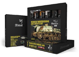 Abteilung Vehicle Weathering & Effect Oil Paint Set (6 Colors) 20ml Tubes Hobby and Model Paint #302