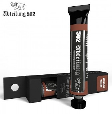 Abteilung Weathering Oil Paint Dark Rust 20ml Tube Hobby and Model Paint #70