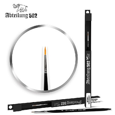 Abteilung Size 4 Synthetic Round Brush Hobby and Model Paint Brush #8304