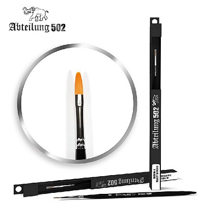 Abteilung Size 8 Synthetic Filbert Brush Hobby and Model Paint Brush #8408