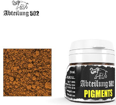 Abteilung Weathering Pigment Ochre Rust 20ml Bottle Hobby and Model Paint Supply #p42