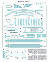 Acreation Star Trek USS Enterprise NCC1701B Blue Marking Plastic Model Spaceship Decals 1/2500 #138 Acreation Star Trek USS Enterprise NCC1701B Blue Marking Plastic Model Spaceship Decals 1/2500 #138