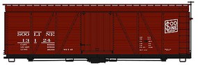 Accurail 36' Fowler Wood Boxcar SOO Line HO Scale Model Train Freight Car Kit #1151 Accurail 36' Fowler Wood Boxcar SOO Line HO Scale Model Train Freight Car Kit #1151