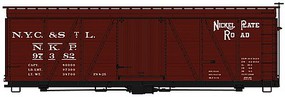 Accurail 36' Fowler Wood Boxcar Nickel Plate Road HO Scale Model Train Freight Car Kit #1153 Accurail 36' Fowler Wood Boxcar Nickel Plate Road HO Scale Model Train Freight Car Kit #1153