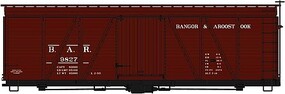 Accurail HO 36'Fowler Wood Boxcar B&A Accurail HO 36'Fowler Wood Boxcar B&A