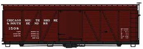 Accurail Ho 36'Fowler Wood Bxcar CSS&SB Accurail Ho 36'Fowler Wood Bxcar CSS&SB
