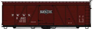 Accurail 36 Fowler Wood Boxcar PS&N #9867 HO Scale Model Train Freight Car Kit #1177
