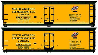 Accurail 40 Wood Reefer North Western HO Scale Model Train Freight Car Kit #1226