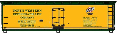 Accurail 40 Wood Reefer Kit NWX HO Scale Model Train Freight Car #12269