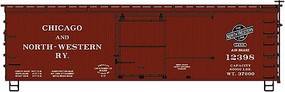 Accurail Ho 36'DS Wood Boxcar C&NW 2#Set Accurail Ho 36'DS Wood Boxcar C&NW 2#Set