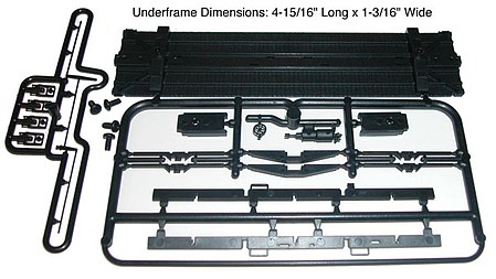 Accurail 36 boxcar underframe and detail set Miscellaneous Train Part #131