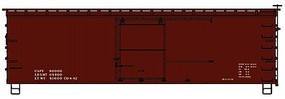 Accurail 36' Double-Sheathed Wood Boxcar Data Only HO Scale Model Train Freight Car #1397 Accurail 36' Double-Sheathed Wood Boxcar Data Only HO Scale Model Train Freight Car #1397