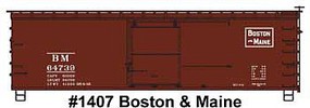 Accurail Ho 36'Ds Wood Boxcar B&M Accurail Ho 36'Ds Wood Boxcar B&M