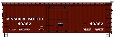 Accurail 36 Double Sheathed Wood Boxcar MP #40382 HO Scale Model Train Freight Car Kit #1704