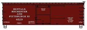 Accurail 36' Double Sheath Wood Boxcar BR&PRR #4529 HO Scale Model Train Freight Car Kit #1716 Accurail 36' Double Sheath Wood Boxcar BR&PRR #4529 HO Scale Model Train Freight Car Kit #1716