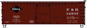 Accurail 36' Double Sheathed Wood Boxcar Reading #12937 HO Scale Model Train Freight Car Kit #1805