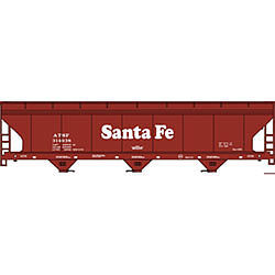 Accurail 47 ACF 3-Bay Center-Flow Covered Hopper Kit Santa Fe HO Scale Model Train Freight Car #20024