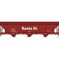 Accurail 47' ACF 3-Bay Center-Flow Covered Hopper Kit Santa Fe HO Scale Model Train Freight Car #20024