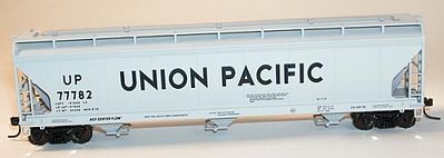Accurail 47 3-Bay Center Flow Covered Hopper Kit Union Pacific HO Scale Model Train Freight Car #2005