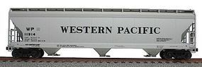 Accurail 47' 3-Bay Center Flow Covered Hopper Western Pacific HO Scale Model Train Freight Car #2011 Accurail 47' 3-Bay Center Flow Covered Hopper Western Pacific HO Scale Model Train Freight Car #2011