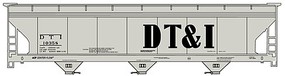 Accurail ACF 47' 3-Bay Center-Flow Covered Hopper Kit Detroit, Toledo & Ironton #10358 Igray, Billboard DT&I) Accurail ACF 47' 3-Bay Center-Flow Covered Hopper Kit Detroit, Toledo & Ironton #10358 Igray, Billboard DT&I)