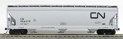 Accurail 47 3-Bay Center Flow Covered Hopper Canadian National HO Scale Model Train Freight Car #2046